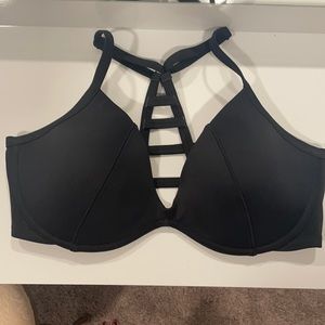 L/DD pushup black Victoria Secret bathing suit top